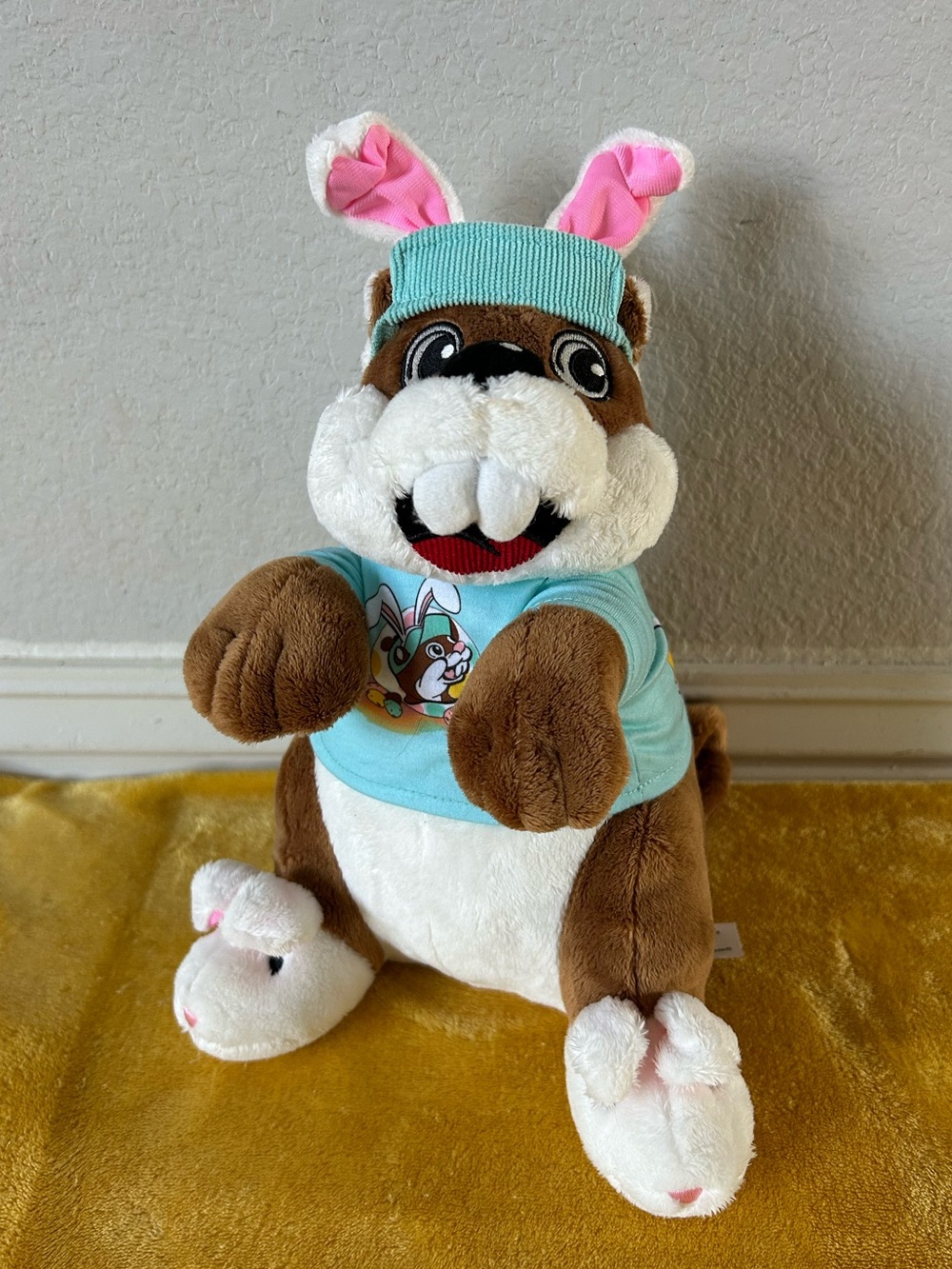 Buc-ee’s 2024 Easter Bunny Edition 12” Beaver Plush Bucees Bunny Ears Slippers